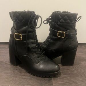 Express Block Heel Boots